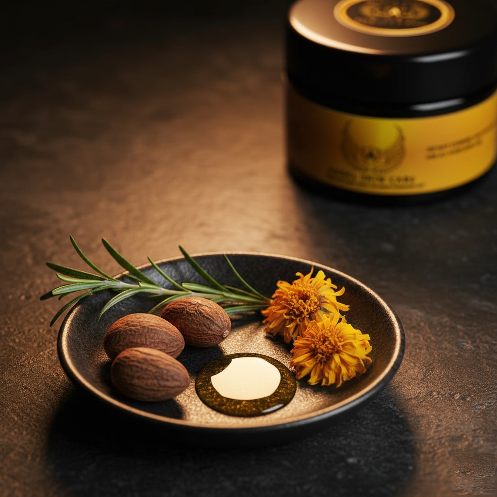 Raw botanicals from the bench
